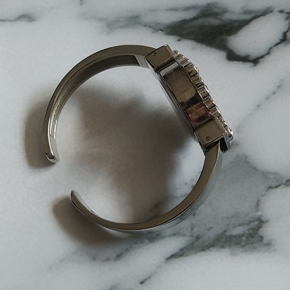 Stunning Geneva Elite Crystal Open Band Watch - Picture 8 of 8